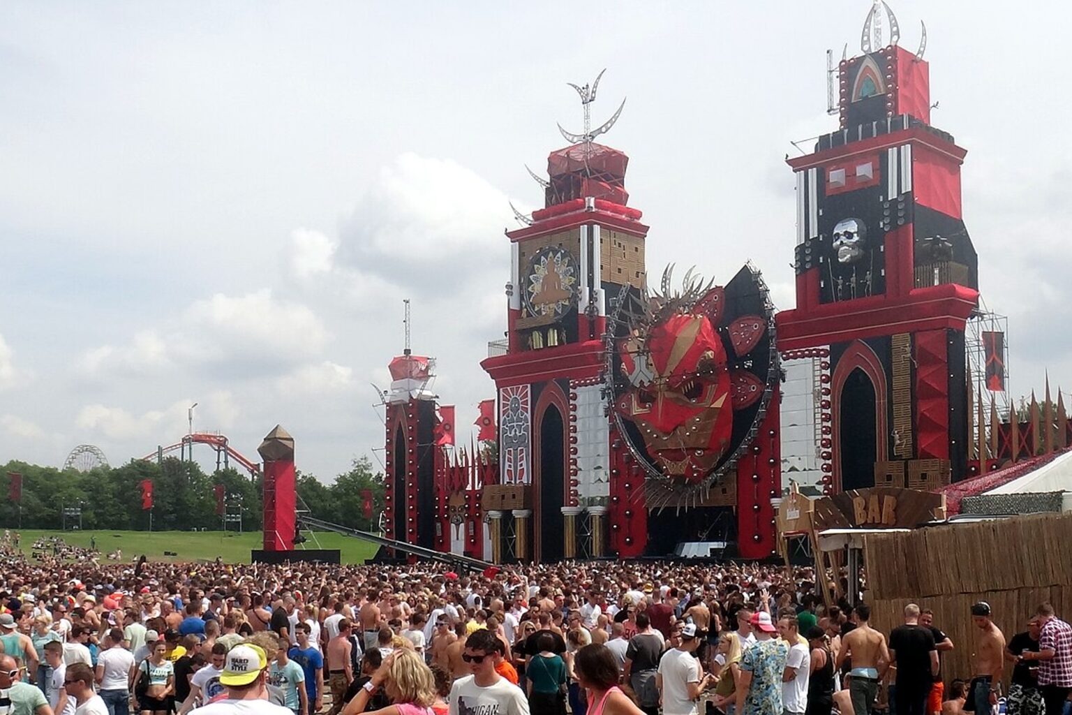 Defqon.1 Netherlands festival in Biddinghuizen